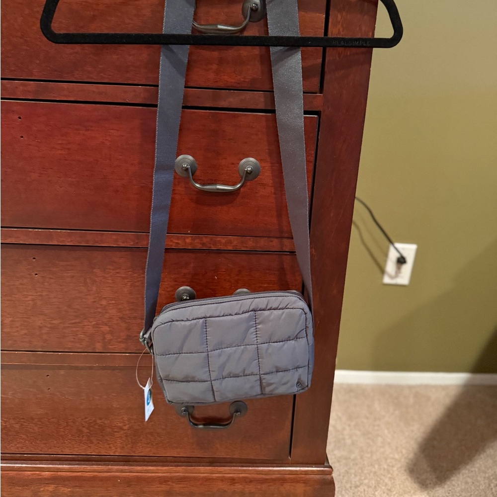 Army green Quilted women’s  Crossbody Bag from Loft